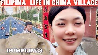 FILIPINA life in CHINA VILLAGE | Traditional DUMPLINGS in village of China