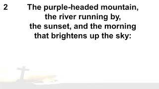 CH 25 'All things bright and beautiful'