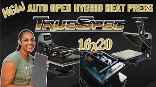 The BRAND NEW TRUESPEC AUTO OPEN HYBRID Heat Press Is Here! What Makes This Heat Press So SPECIAL?