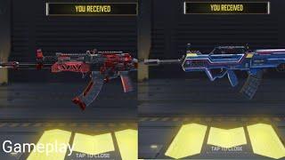 Call of duty mobile AK47 Red action and Type 25 Pinstripes Gameplay