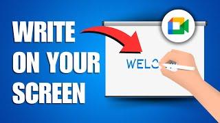 How To Write On Google Meet Screen (2024)