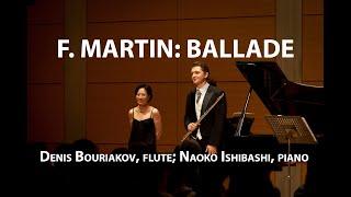 F. Martin: Ballade for flute and piano