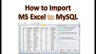 How to Export Excel Table to MySQL with MySQL Tools:  Step by Step in 9 mins!!!