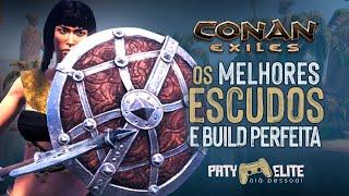 Os MELHORES ESCUDOS e BUILD PERFEITA em Conan Exiles