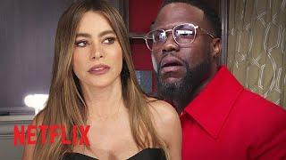 Kevin Hart tries to Lift Sofía Vergara's Phone Charger and it Does Not End Well | Netflix