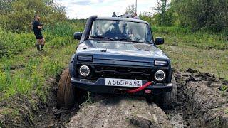 Что ТВОРИТ НИВА на БОРТОВЫХ против ГЕЛИК G55 УАЗ, ГАЗ 69 в ГРЯЗИ. OFF ROAD.