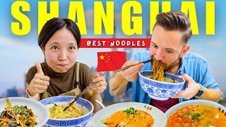 A Full Day Eating ONLY NOODLES in Shanghai China 