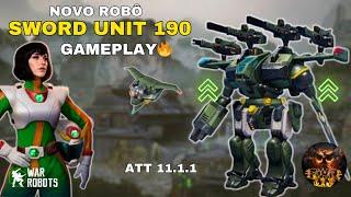 NOVO ROBÔ SWORD UNIT 190 GAMEPLAY! War Robots [WR]