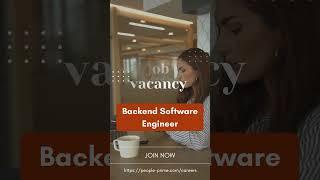 Join us as a Backend Software Engineer | People Prime Worldwide