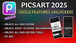 Picsart Mod Apk Pro Latest 2025 v26.6.2 | Gold Features Unlocked