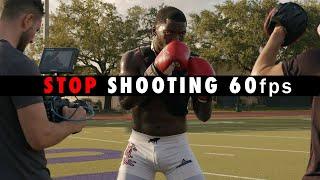 BEST Sports Camera Settings!-  STOP Shooting in 60fps