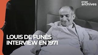 Louis de Funès : interview en 1971 sur le tournage de JO - RTBF Archives