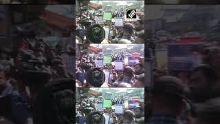 Israel-Hamas war: People in J&K’s Budgam protest in solidarity with people in Gaza, Palestine