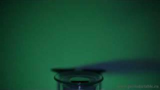 Visualization of Mercury vapors in UV light