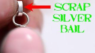 Scrap Silver Bail Attempt. Risky Soldering With A Bezel Set Opal.