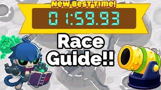 Btd6 Race #302 “Frozen Craters” in 1:59.93 Top 1% Guide!!