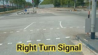 Right turn || সিঙ্গাপুর ডাইভিং লাইন্সেস || Class 3 Driving licences