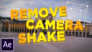 Remove Camera Shake - Easy After Effects Tutorial