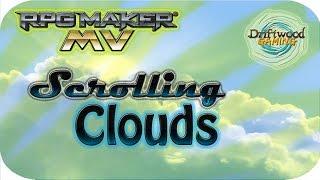 Cloud Scrolling Clouds - RPG Maker MV Tutorial - Galv Plugin - Photoshop - RPGMMV - RMMV Tutorial 