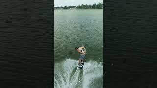 The last truck just fees nice when it connects #wakeboarding #actionsports #summer #lakelife