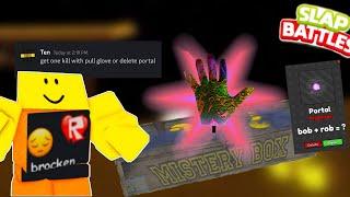 Slap Battles But The Owner Picks My Glove | Roblox