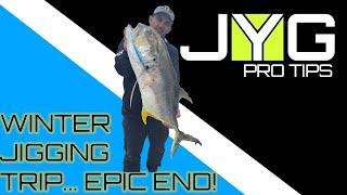 WINTER SLOW PITCH JIGGING TRIP - BY JYG PROFISHING - JYG PROTIPS - EPIC ENDING - GROUPER AND SNAPPER