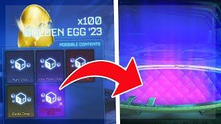 OPENING *100* NEW GOLDEN EGGS IN ROCKET LEAGUE!