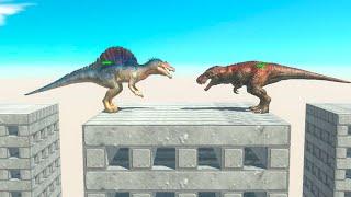 1 vs 1 Tournament on Wobbly Building - Animal Revolt Battle Simulator