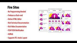 Fire Sites | A Multi-category Webview App Source Code with Firebase Back-end