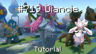 How to build a Pokémon Diancie statue in Minecraft (Tutorial)