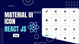 React JS Tutorial: Using FontAwesome and Material UI Icons | Hindi | Zadav Coding