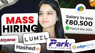 Bumper Mass Hiring | Off-Campus Drive | Batch: 2025/ 2024/ 23/ 22 | Apply now