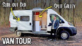 The CLEANEST Camper Van Build I've EVER Toured!