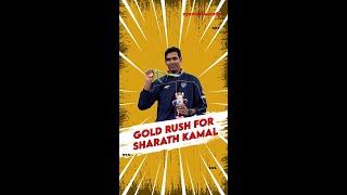 Gold Rush for Sharath Kamal #shorts #commonwealthgames2022