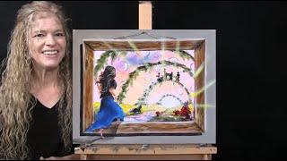 Learn How to Draw and Paint "FANTASY ARTWORK" with Acrylics - Paint & Sip at Home -Easy Art Tutorial