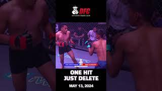 ONE HIT JUST DELETE #dynastyfightclub #dfc #pinoy #mma #highlight #fighthighlights #boxing