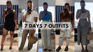 WHAT I WORE IN A WEEK | 7 DAYS 7 LOOKS | HOT WEATHER OUTFITS