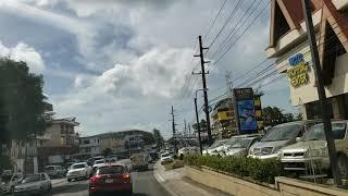 Driving in the city of Koror Palau