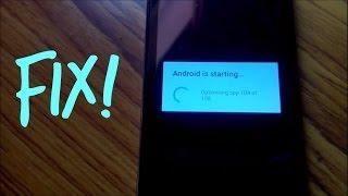 How to fix optimising app issue (Android starting issue)in any android phone.