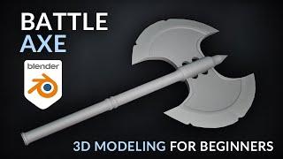 Create a Viking Axe in Blender 2.9 (3D Modeling for Beginners)