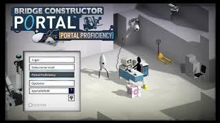 Bridge Constructor Portal DLC Portal Proficiency (Nivel 01-10)