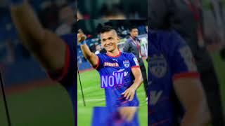 Sunil Chhetri in 2000 and Sunil Chhetri now#viral #popular #shorts