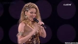 Shakira dancing with mini skirt sexy