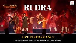 Rudra - Live Performance | Chhaava | Vicky Kaushal, Rashmika Mandanna | A.R. Rahman, Nakul, Kshitij