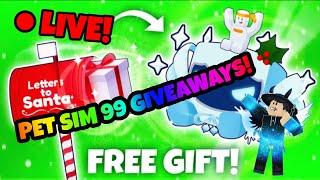 ️WINTER UPDATE AND GIVEAWAYS?!? | Pet Simulator 99 LIVE!️