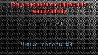 Макросы для мышки bloody