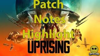 Eve Uprising Patch Notes