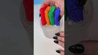 Satisfying clear slime and clay ASMR #satisfying #asmr #slimevideo #slime #asmrvideo #slimeasmr