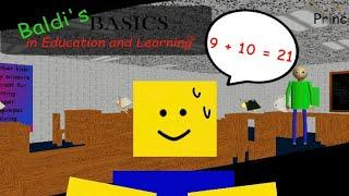 Roblox Baldi’s Basics My movie animation (Part 1)