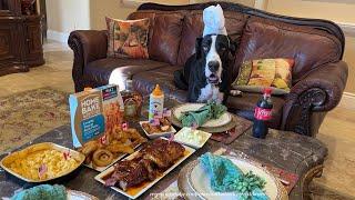 Great Dane Predicts Stanley Cup Winner Based On Canada Vs USA Food Taste Test -